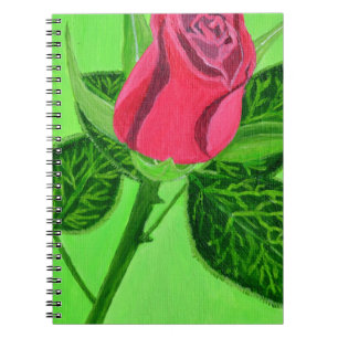 Red Rose Notebook