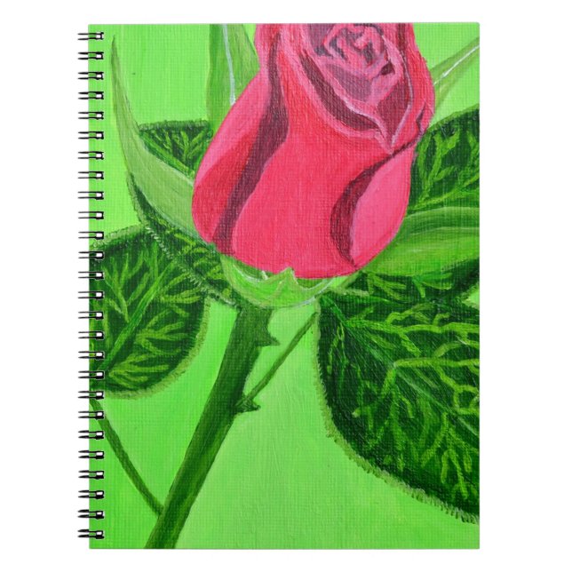 Red Rose Notebook (Front)