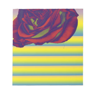 Red Rose Notepad