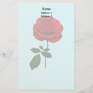 Red Rose of Summer Wedding Products Stationery