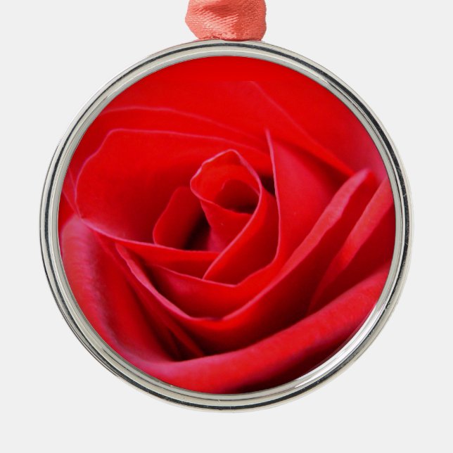 Red Rose Ornament Romantic Rose Decorations (Front)
