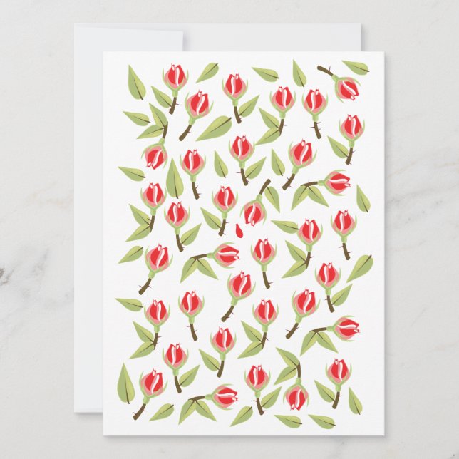 Red Rose Pattern (Front)