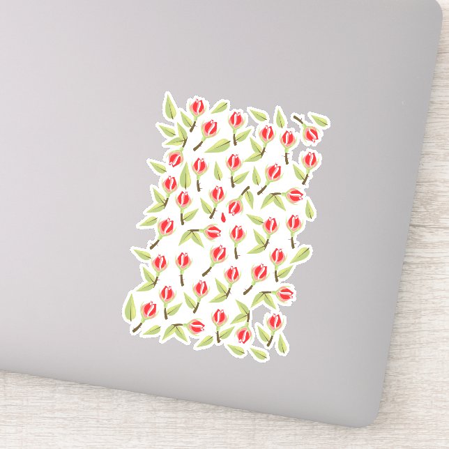 Red Rose Pattern (Detail)