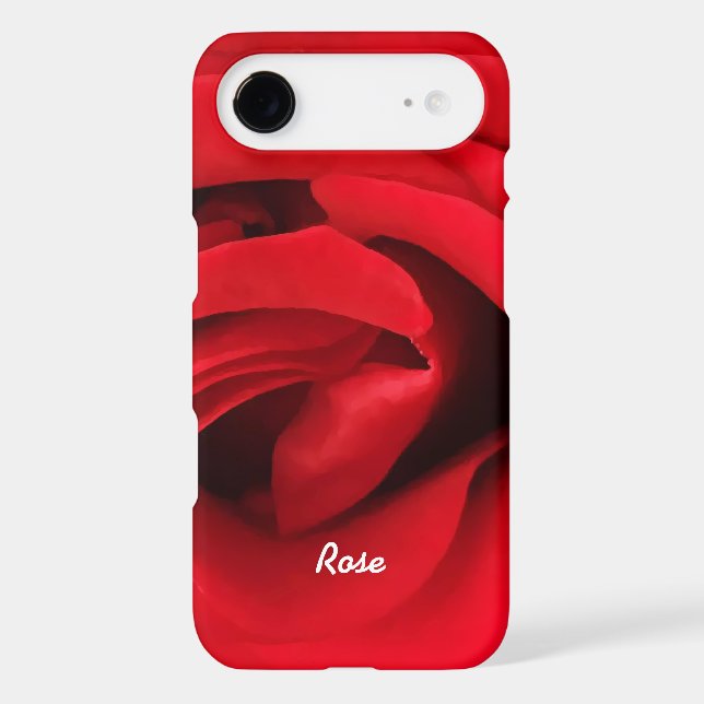 Red Rose Personalised Case-Mate iPhone Case (Back)