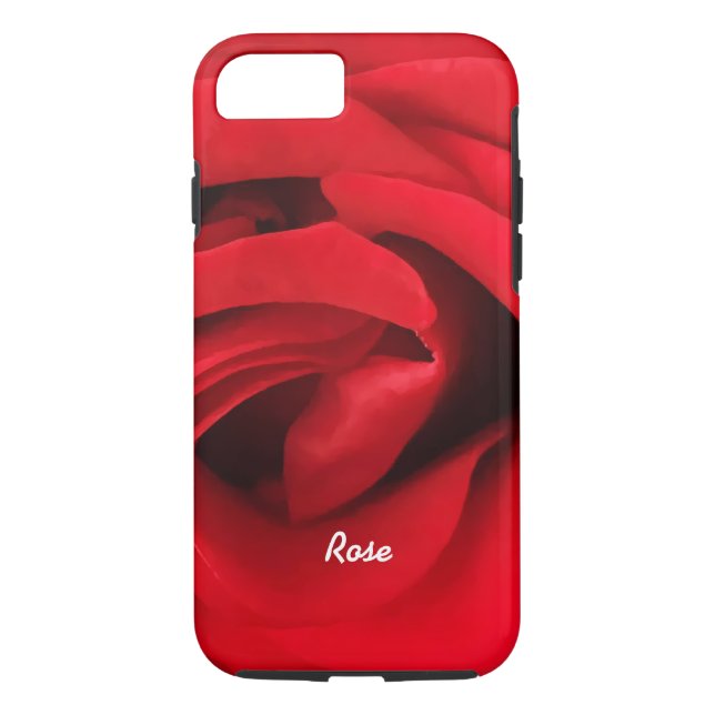 Red Rose Personalised Case-Mate iPhone Case (Back)