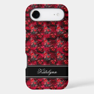 Red Rose Phone Case | Personalized Name