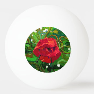 RED ROSE PING PONG BALL