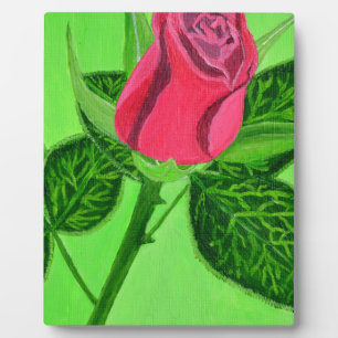 Red Rose Plaque