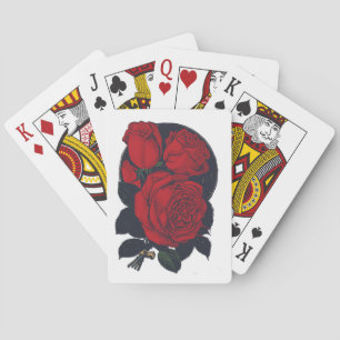 Red Rose Playing Cards