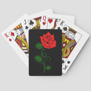 Red Rose Playing Cards