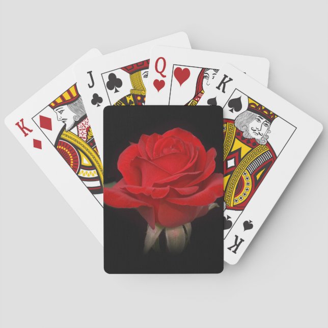 Red Rose Playing Cards (Back)