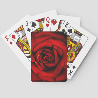 Red Rose Royalty Playing Cards