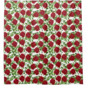 Red Rose Shower Curtain