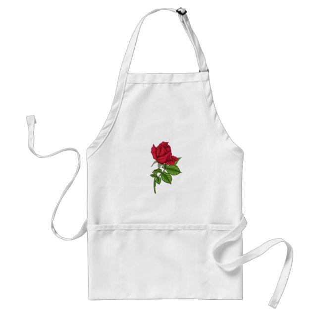 Red rose standard apron (Front)