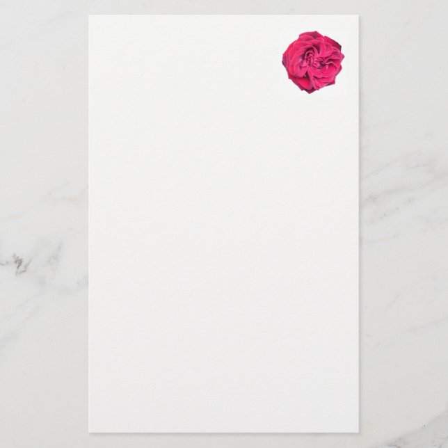 Red Rose Stationery (Front)