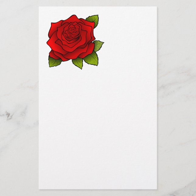 RED ROSE STATIONERY (Front)