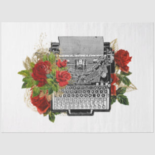 Red Rose Steampunk Series Design 15 Tissue Paper