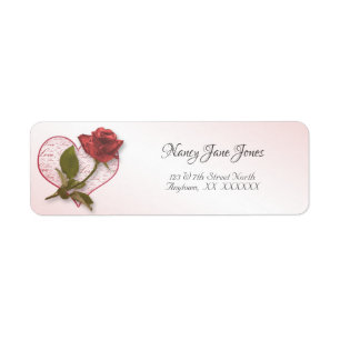 Red Rose & Stem Floral Photography Valentine