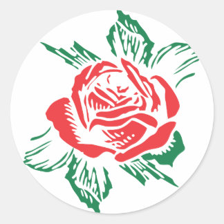 Red Rose Sticker