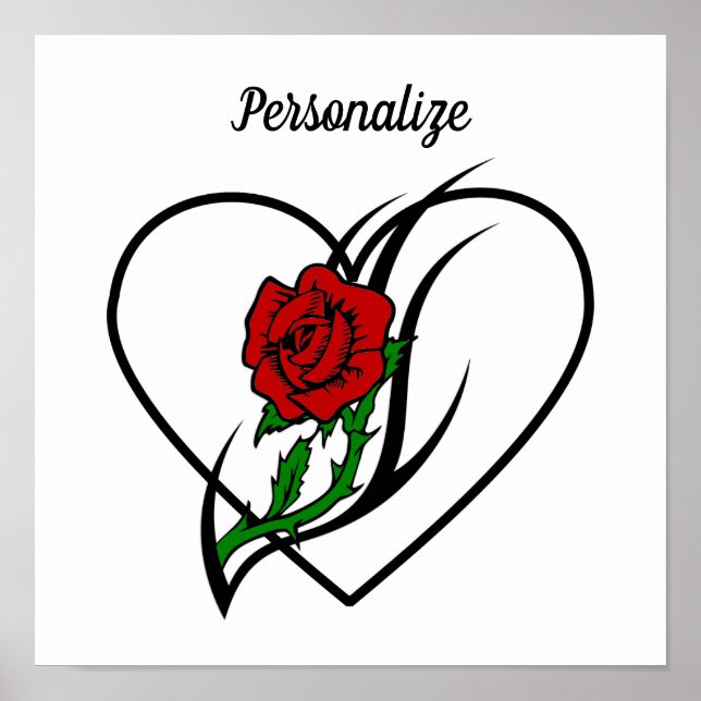 Red Rose Tattoo Poster (Front)
