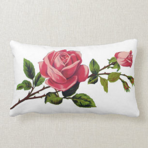 Red Rose Throw Pillow