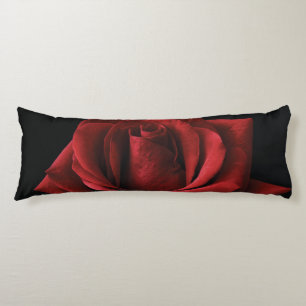 Red rose throw pillow