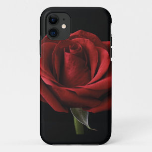 Red rose throw pillow iPhone 11 case