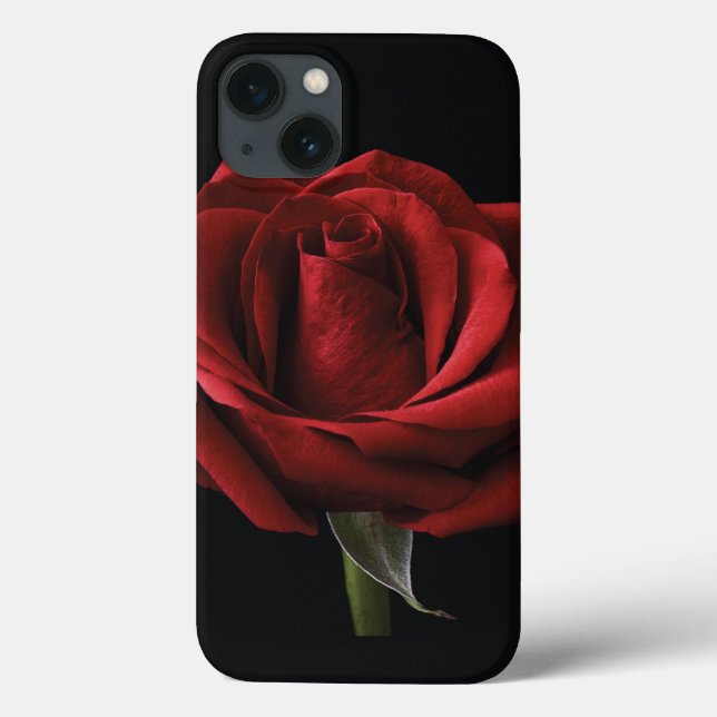 Red rose throw pillow Case-Mate iPhone case (Back)