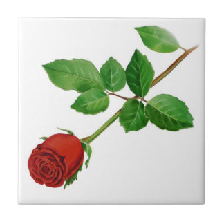 Red Rose Tile