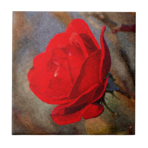 Red Rose Tile