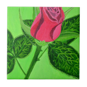 Red Rose Tile