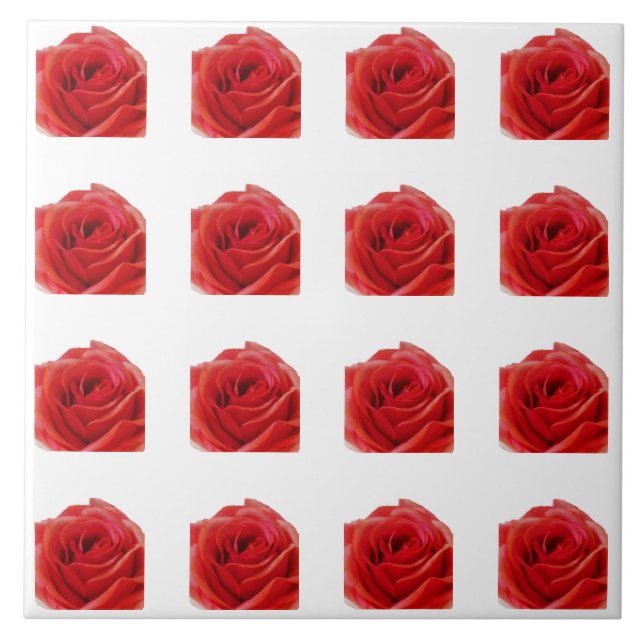 Red Rose Tile (Front)