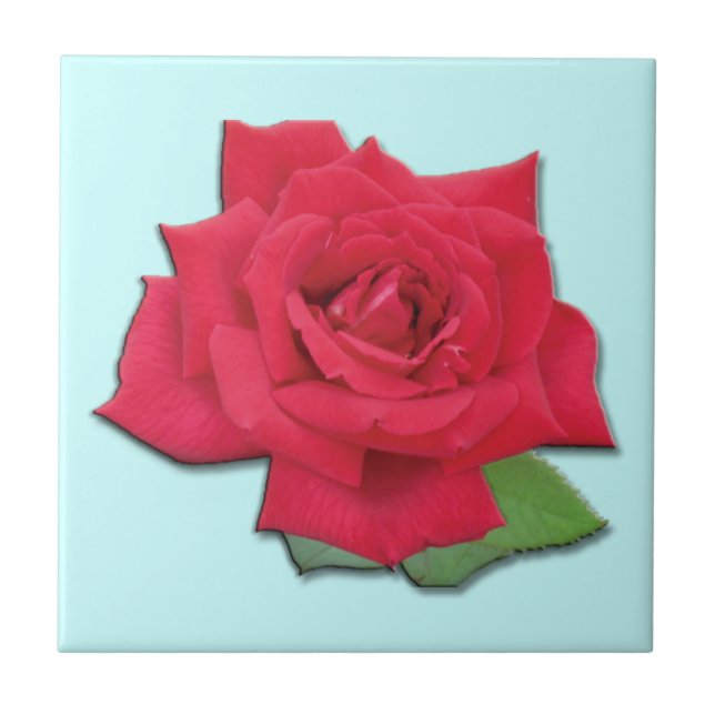 Red Rose Tile (Front)