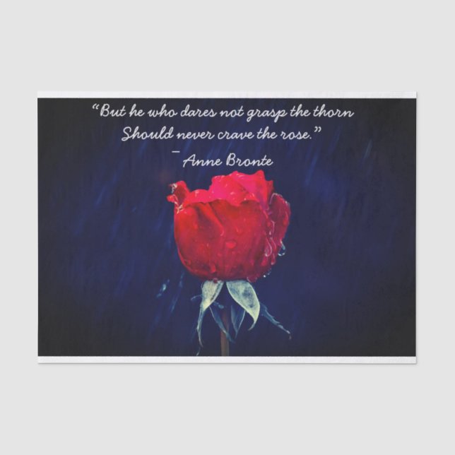 Red Rose Tissue Paper (Front)