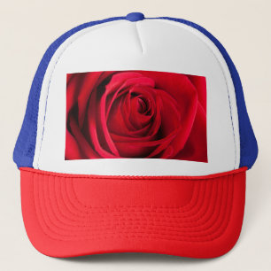 Red Rose Trucker Hat