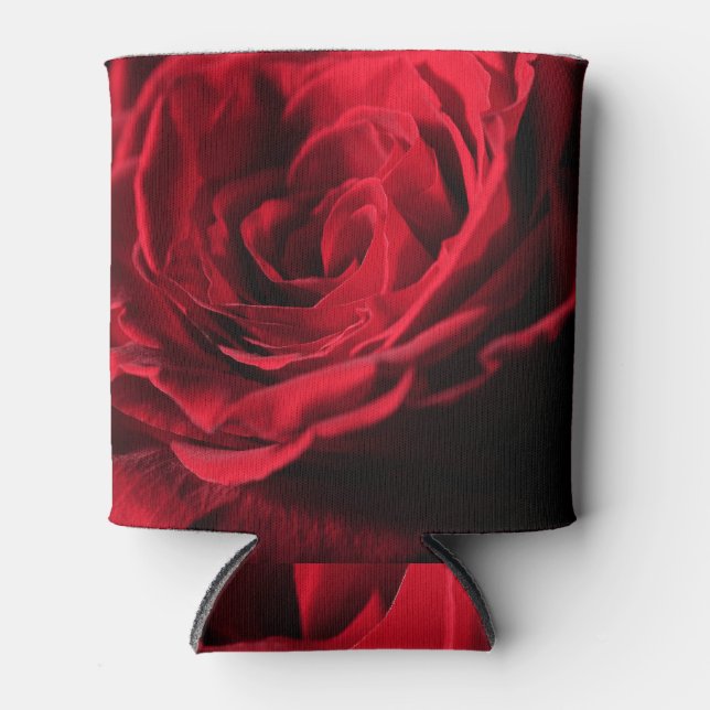 Red Rose Valentine: Dark Romance Can Cooler (Front)