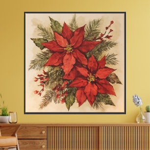 Red Rose Wall Art – Romantic Floral Home Decor