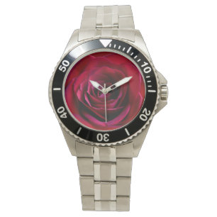 Red Rose Watch Romantic Red Rose Wrist Watches
