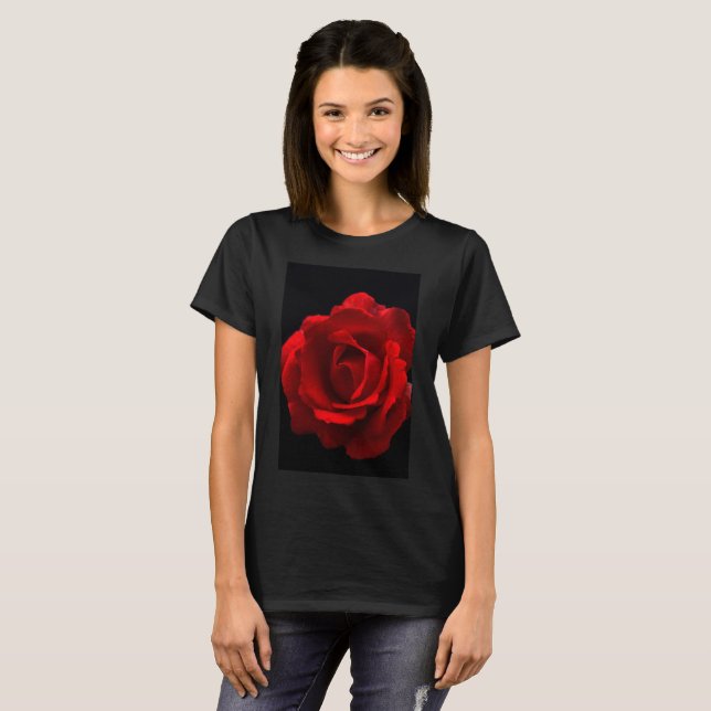 Red Rose wccna T-Shirt (Front Full)