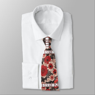 Red Rose White Rose  Tie