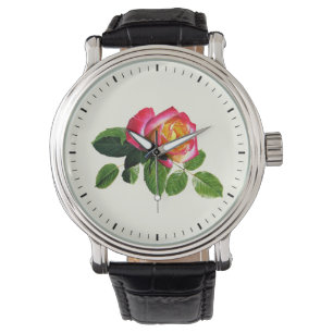 Red Rose With Golden Yellow Centre Watch
