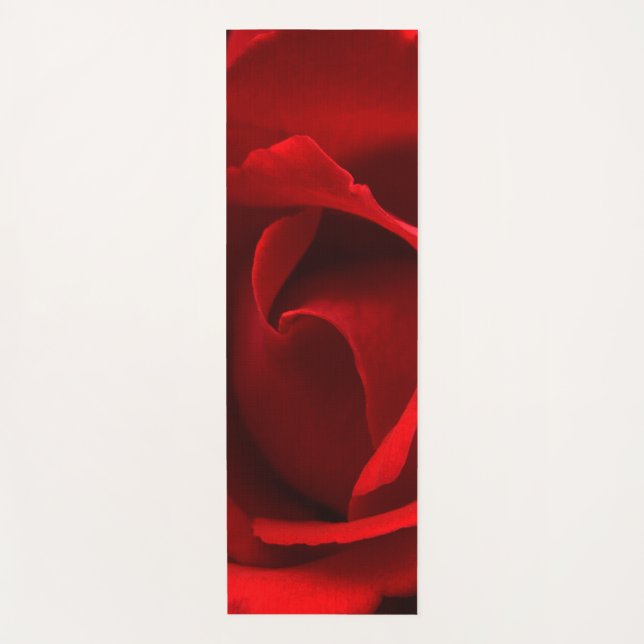Red Rose ymcna Yoga Mat (Front)
