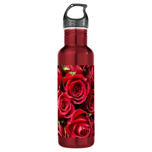 Red Roses 710 Ml Water Bottle (Front)