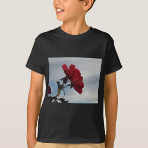 Red Roses Against a Bright Blue Sky T-Shirt