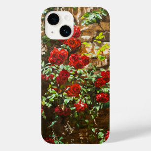 Red Roses Against a Stone Wall Case-Mate iPhone 14 Case