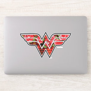 Red Roses and Plaid Wonder Woman Logo