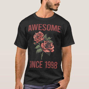 Red Roses - Awesome Since 1998 T-Shirt