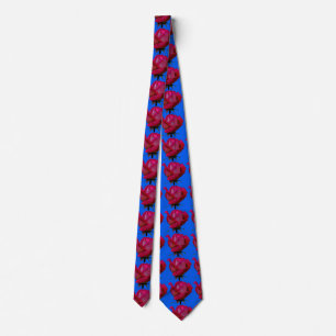 red roses blue tie