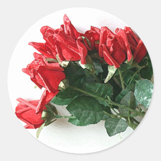 Red Roses Bouquet Sticker Sheets