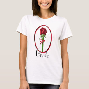 Red Roses Bride T-shirt